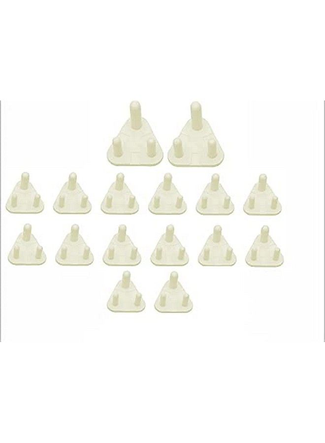 Syga Pack Of 16 Indian Plug Protector Nonflammable Combo For Baby Safety - Image 3