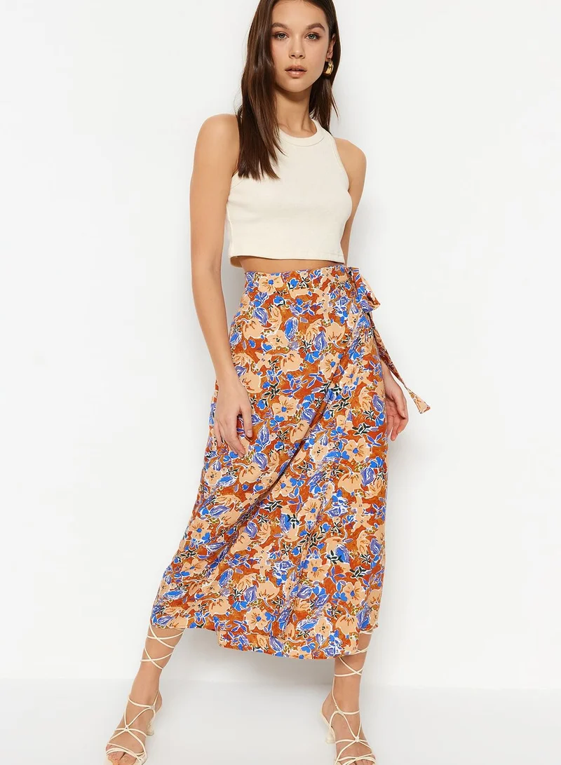 trendyol Floral Print Skirt