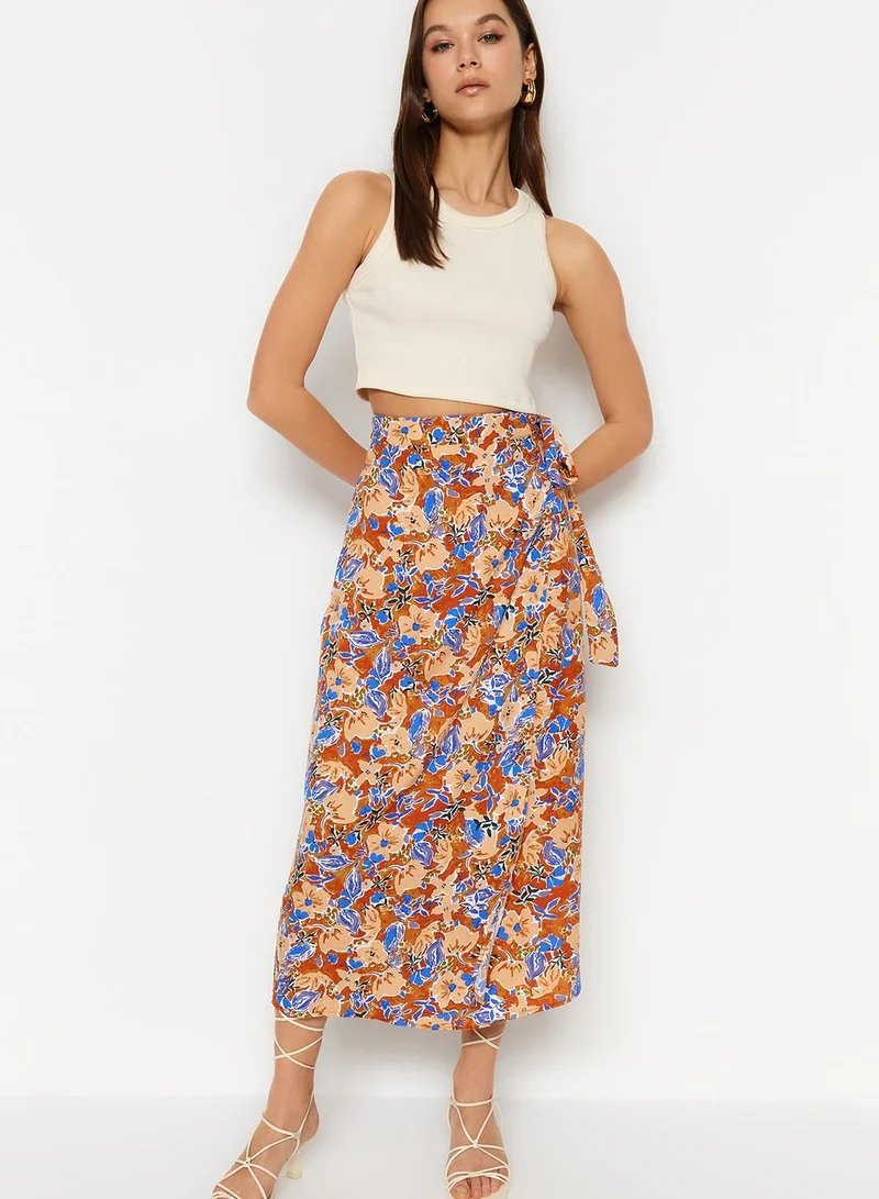trendyol Floral Print Skirt