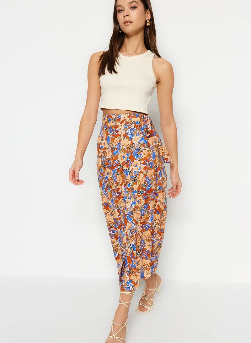 trendyol Floral Print Skirt