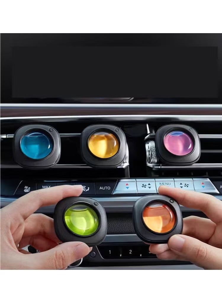5-Pack Car Air Fresheners, Clip-On Diffusers for Car Vents, Long-Lasting Fragrance, Safe and Non-toxic, Suitable for Cars, Air Conditioners, And Fans. Premium Long-Lasting Light Fragrance, Car Interior Accessories, Suitable for Homes, Bathrooms, Wardrobes, And Car Dashboards. - Image 2