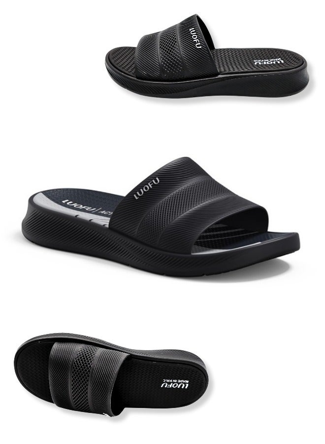 LUOFU Luofu Men's Slide Slippers | Unisex Shower Sliders | Comfortable  Rubber Slip-On Shoes for Indoor/Outdoor Use | Easy-Clean Waterproof Casual  Slippers for Men and Women | Best Price Egypt | Cairo, Giza