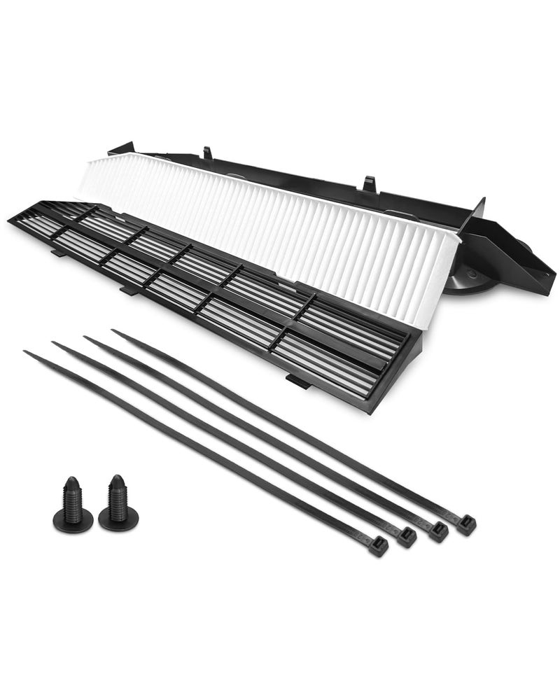 Cabin Air Filter Kit with Housing Replace 82208300 82208300K Fit for Jeep Grand Cherokee 1999 2001 2002 2003 2004 2005 2006 2007 2008 2009 2010