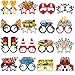 Herdear 32 Pack Race Car Party Favors for Boys Racing Paper Glasses Frames Checkered Flag Eyeglasses for Kids Birthday Party Supplies Baby Shower Photo Booth Props Racing Theme Goody Bag Fillers - Image 3