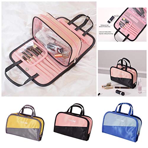 ShopNGift Premium Cosmetic Travel Pouch Organiser Make up Bag (Blue) - Image 2