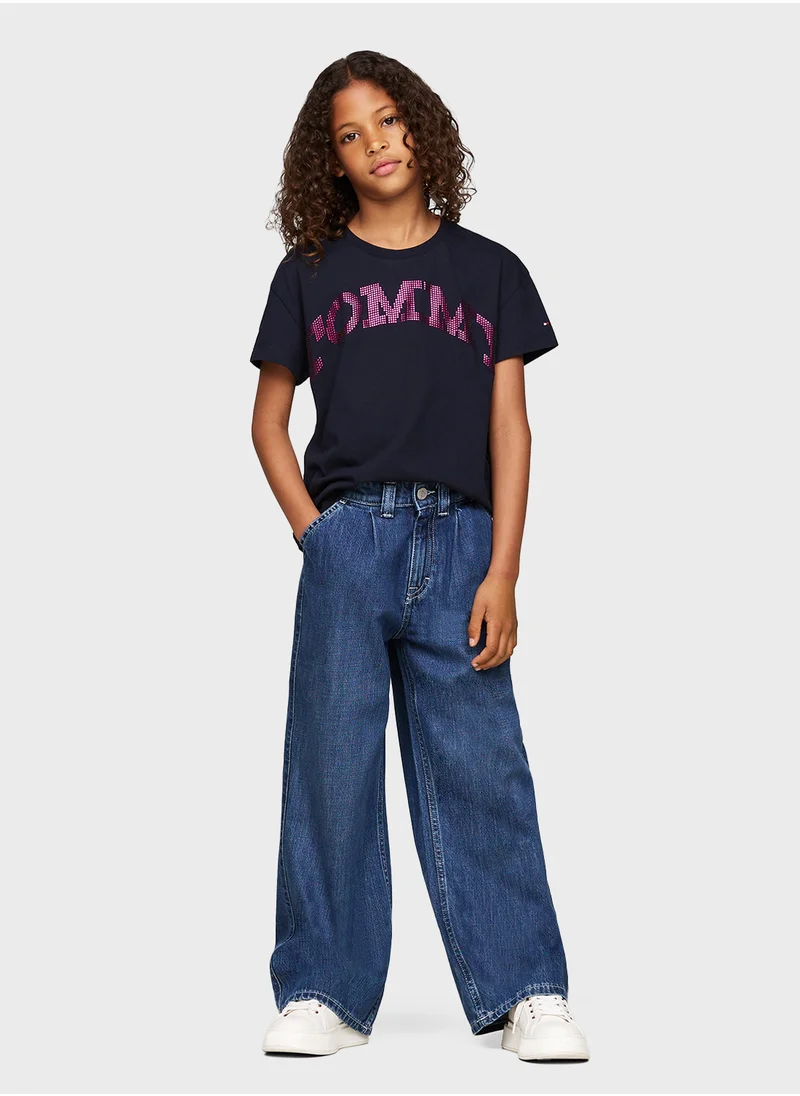 TOMMY HILFIGER TOMMY DOT FOIL TEE SS