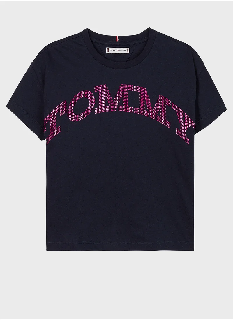 TOMMY HILFIGER TOMMY DOT FOIL TEE SS