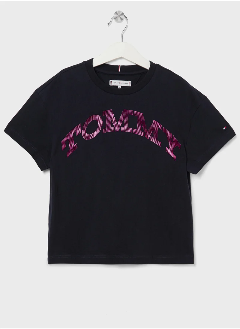 TOMMY HILFIGER TOMMY DOT FOIL TEE SS