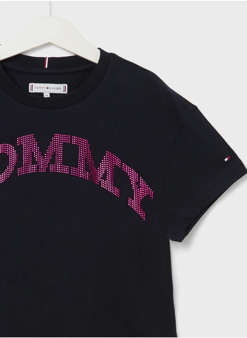 TOMMY HILFIGER TOMMY DOT FOIL TEE SS