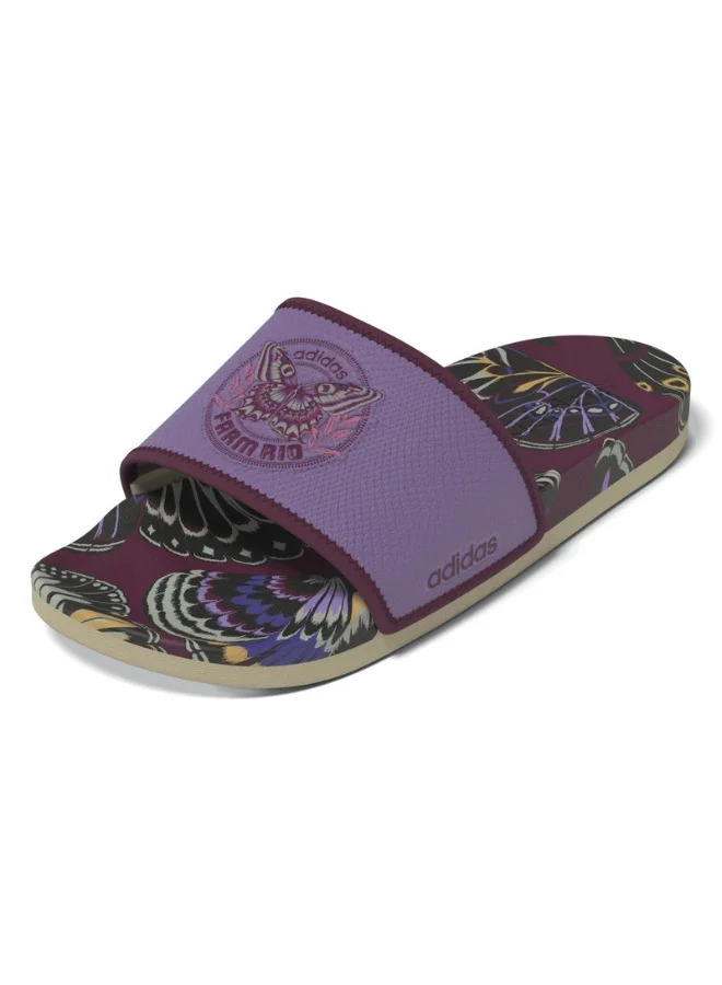 Adidas Adidas Adilette Comfort W Yellow Sportswear Sandals/Slippers For Women
