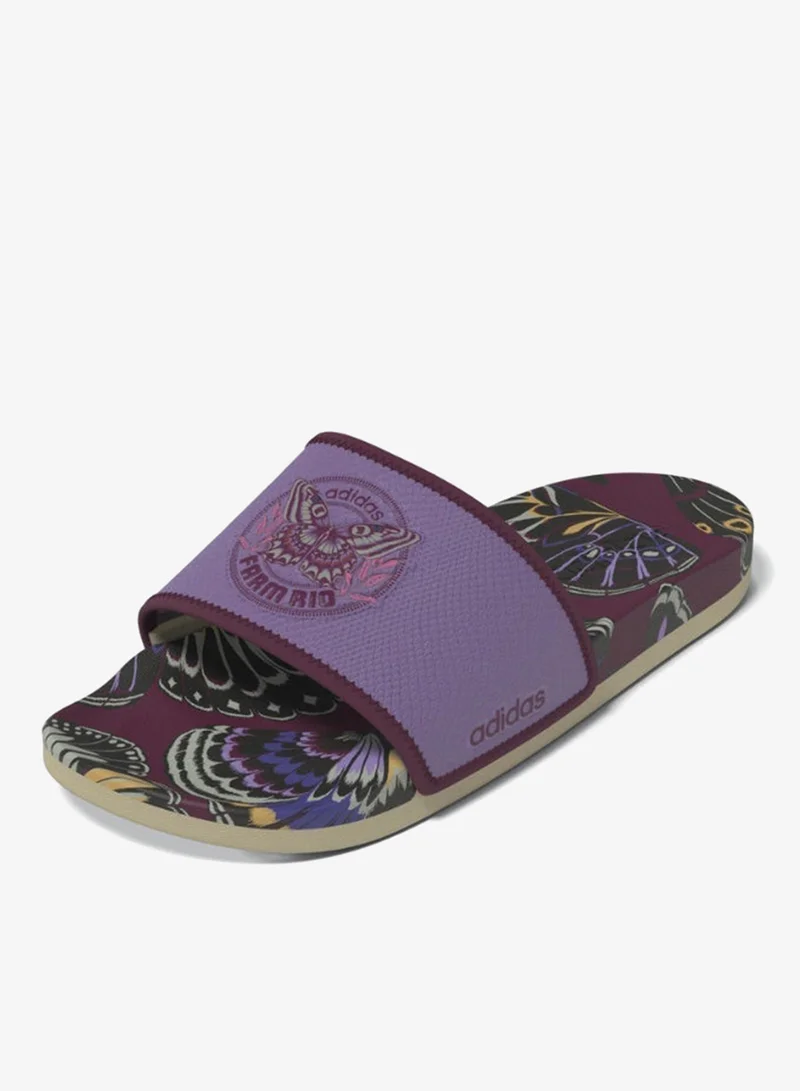 Adidas Adidas Adilette Comfort W Yellow Sportswear Sandals/Slippers For Women