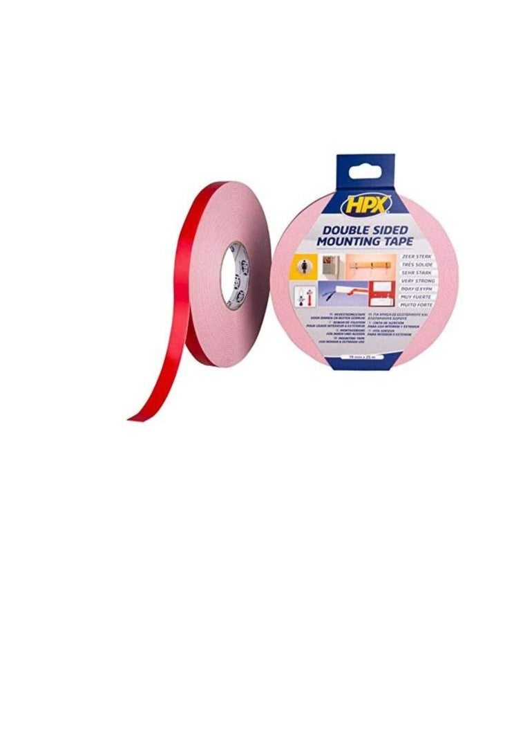 HPX HPX DS 1905 Mirror Mounting with Double Side Foam Tape (19mm x 5m)  - Image 2