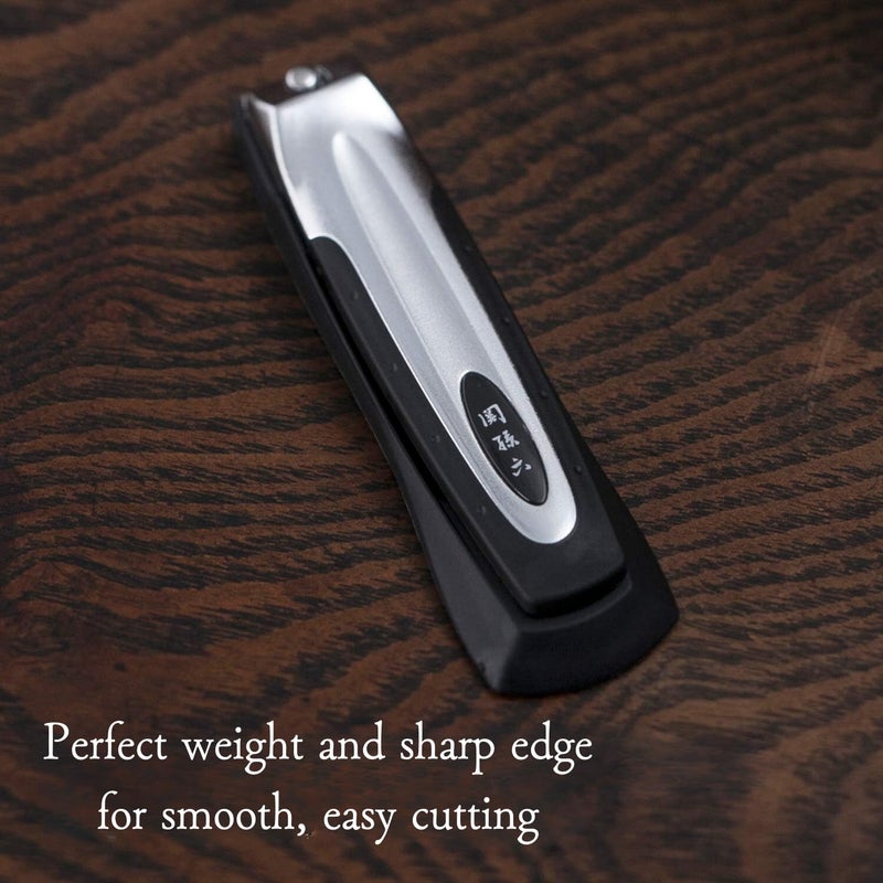 KAI Japanese Nail Clippers With Side Nail File, Stainless Steel, Made in Japan - Image 3
