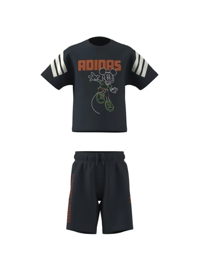 Adidas Adidas Lk Dy Mm T Set Blue Youth/Baby Jogger Suits For Kids