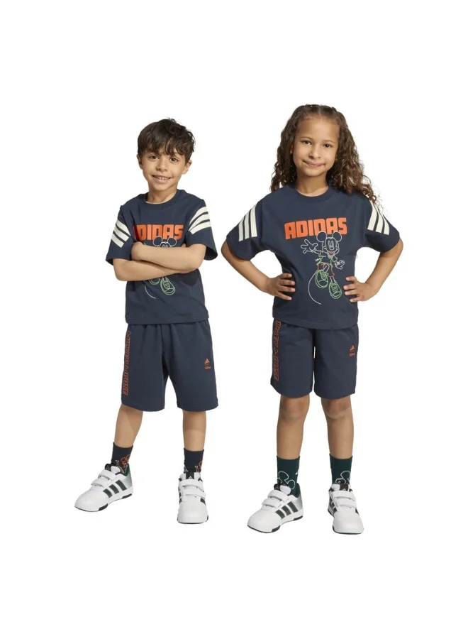 Adidas Adidas Lk Dy Mm T Set Blue Youth/Baby Jogger Suits For Kids