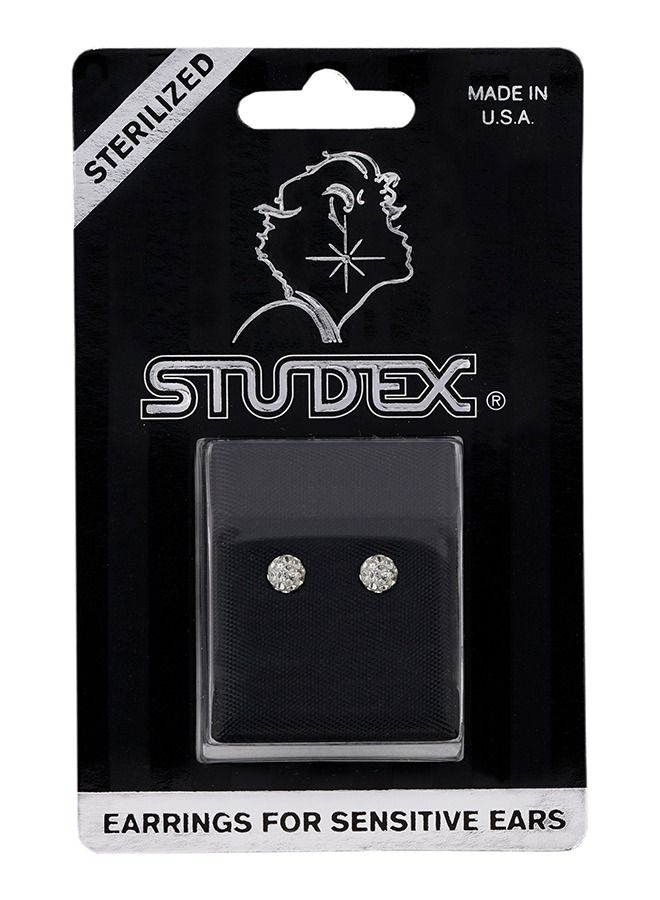 Studex 4.5MM Fireball Crystal Allergy Free Stainless Steel Ear Studs - Image 5