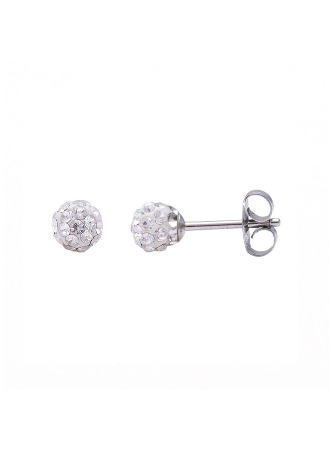 Studex 4.5MM Fireball Crystal Allergy Free Stainless Steel Ear Studs - Image 3