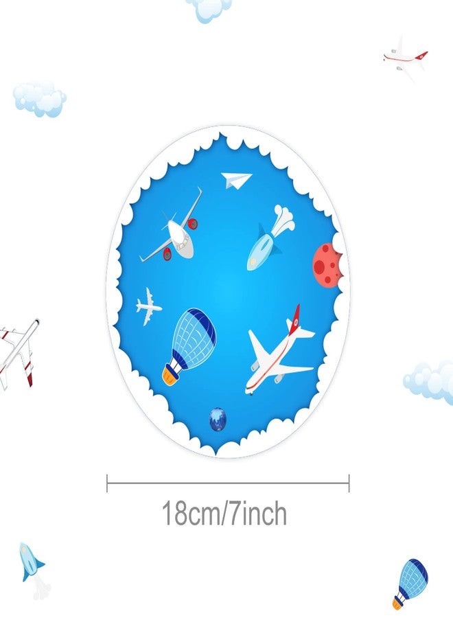 CC HOME Airplane Cupcake Stand 3 Tier Airplane Party Supplies Cake Stand for Birthday Party Decorations - Image 2