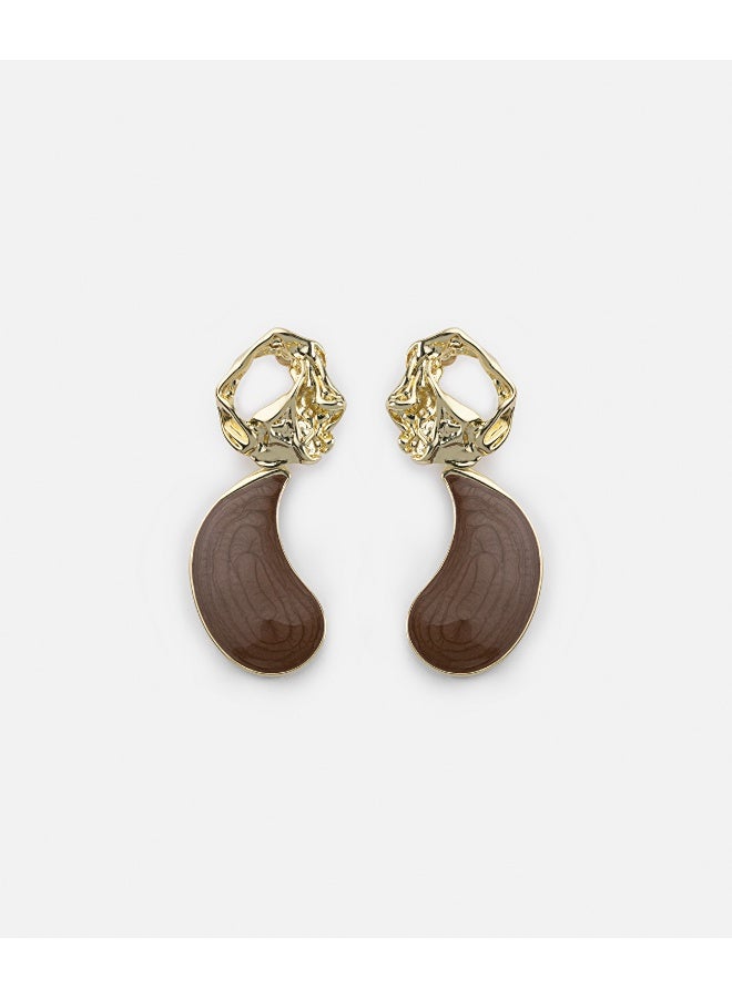 Ipekyol Earrings With Contrasting Resin  - Image 1
