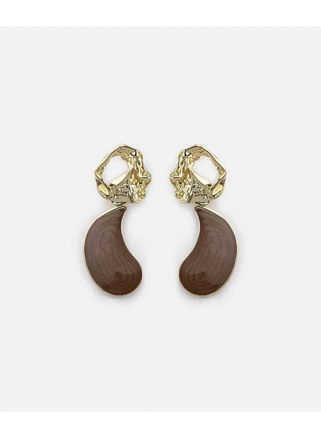 Ipekyol Earrings With Contrasting Resin