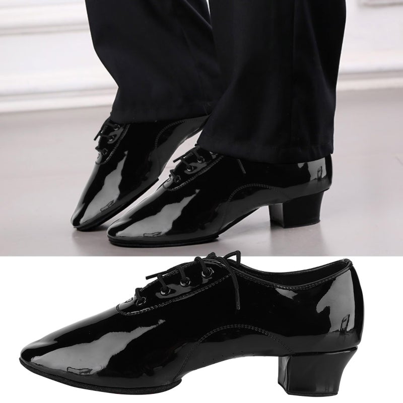 Soft Comfortable Latin Shoes Fashion Dance Shoe for Men PU Leather 42 - Image 4