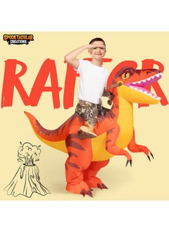 Kids Inflatable Dinosaur Costume, Riding A Velociraptor Costume, Ride-On Raptor T-Rex Blow Up Halloween Costumes For Dress Up Parties - pzsku/Z8A39718D74A4257F9EEAZ/45/_/1732775759/823a3a06-eed8-45de-8015-300edd7f92cc