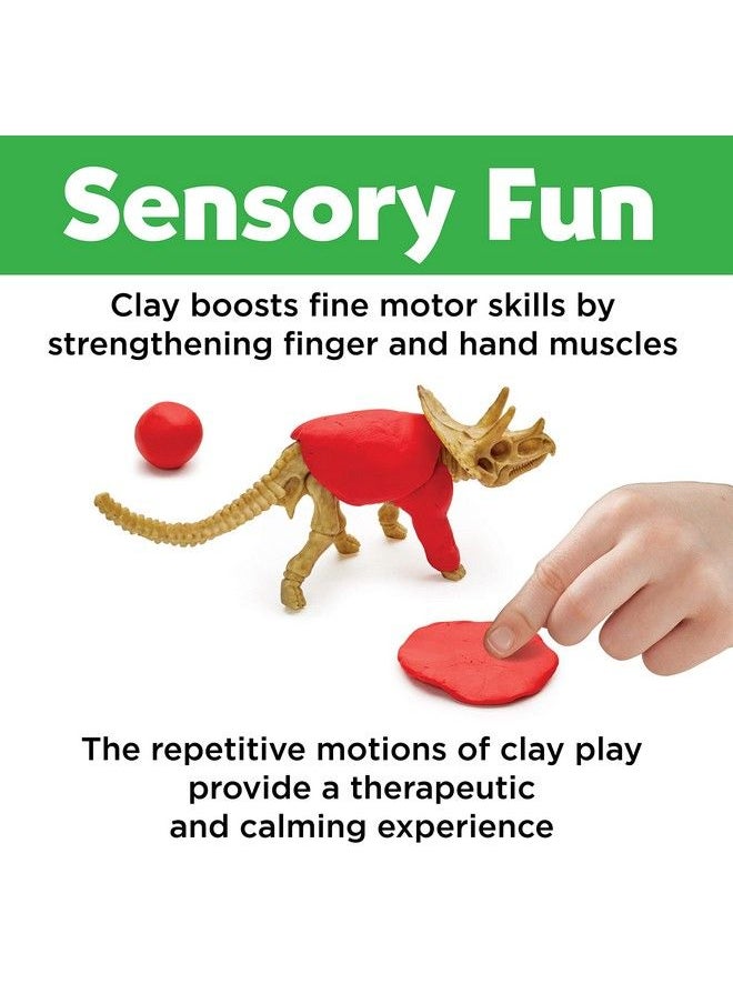 Creativity for Kids - Create With Clay Dinosaurs Build 3 Dinosaur Figures With Modeling Clay - Image 1