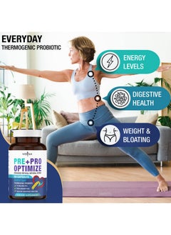 New Age Pre + Pro Optimize Made With Dong Quai Supports Hot Flashes Night Sweats Low Energy Mood Swings Gut Health 120 Count  - Image 4