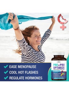 New Age Pre + Pro Optimize Made With Dong Quai Supports Hot Flashes Night Sweats Low Energy Mood Swings Gut Health 120 Count  - Image 5