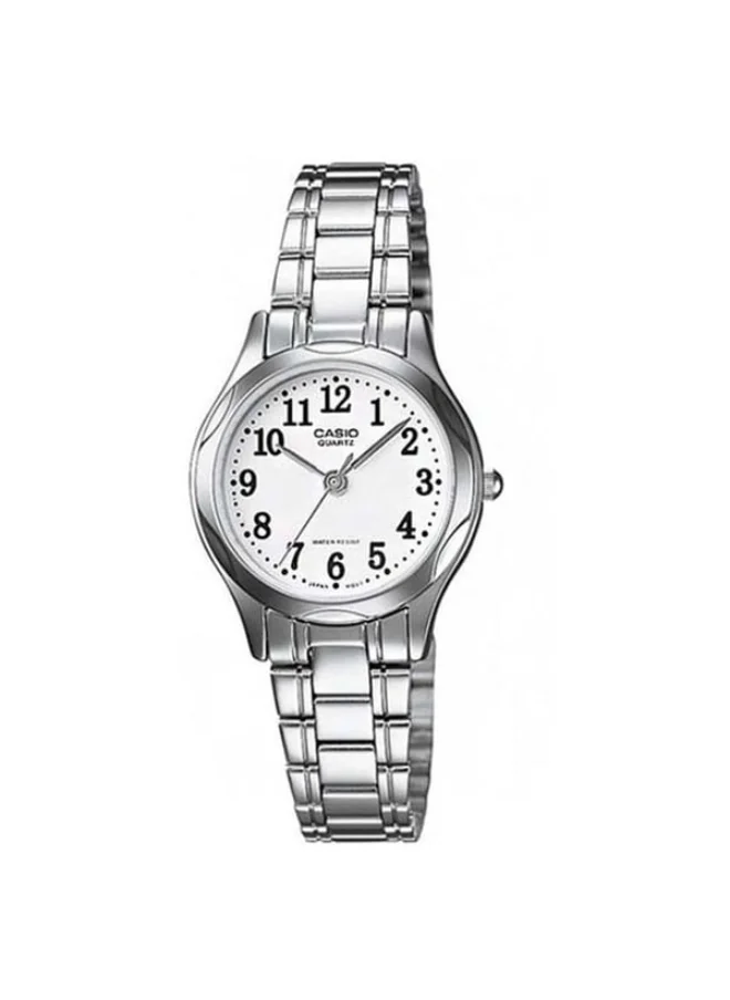 CASIO Women's Analog Display Watch With Silver Stainless Steel Strap - LTP-1275D-7B