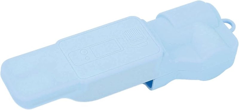 Blue Camera Lens Protective Cover with Flip Dust Proof ABS Material Wristband Hole - Image 3