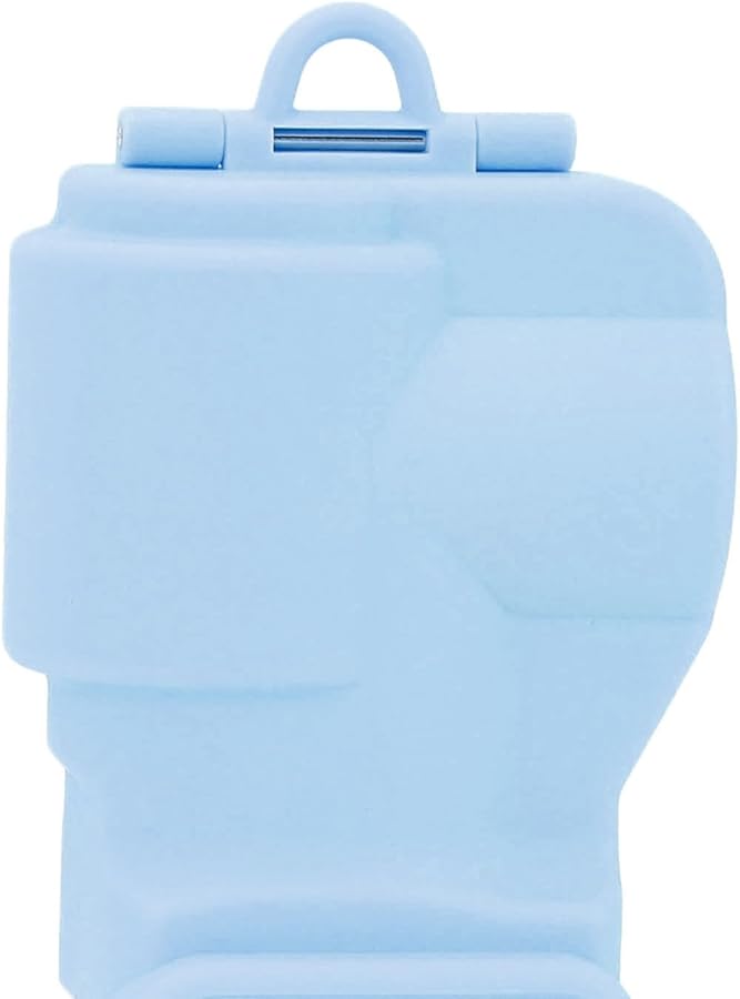 Blue Camera Lens Protective Cover with Flip Dust Proof ABS Material Wristband Hole - Image 5