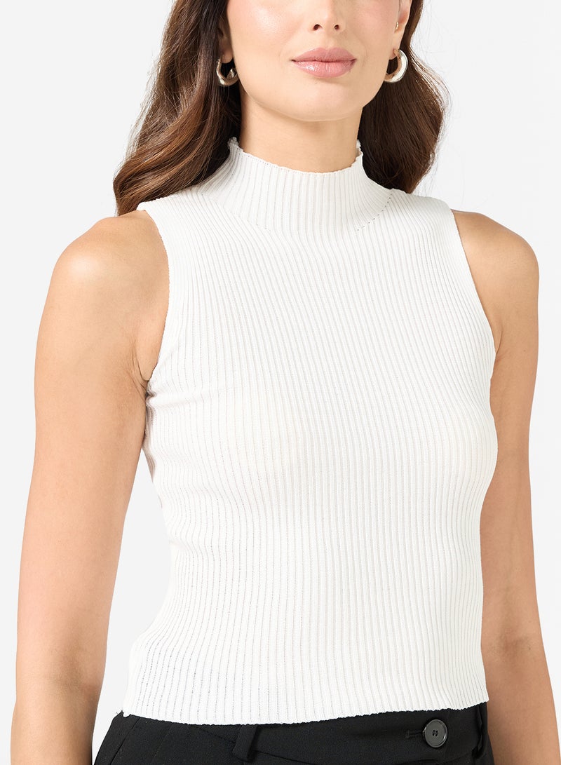 ELLA High Neck Knit Top - Image 3