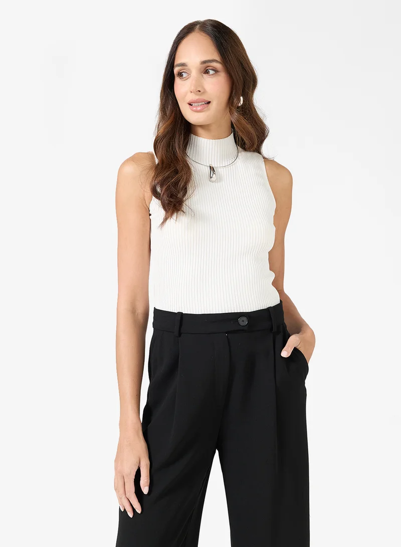 ELLA High Neck Knit Top