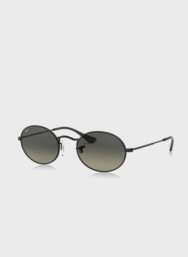 Ray-Ban 0RB3547N Oval Sunglasses