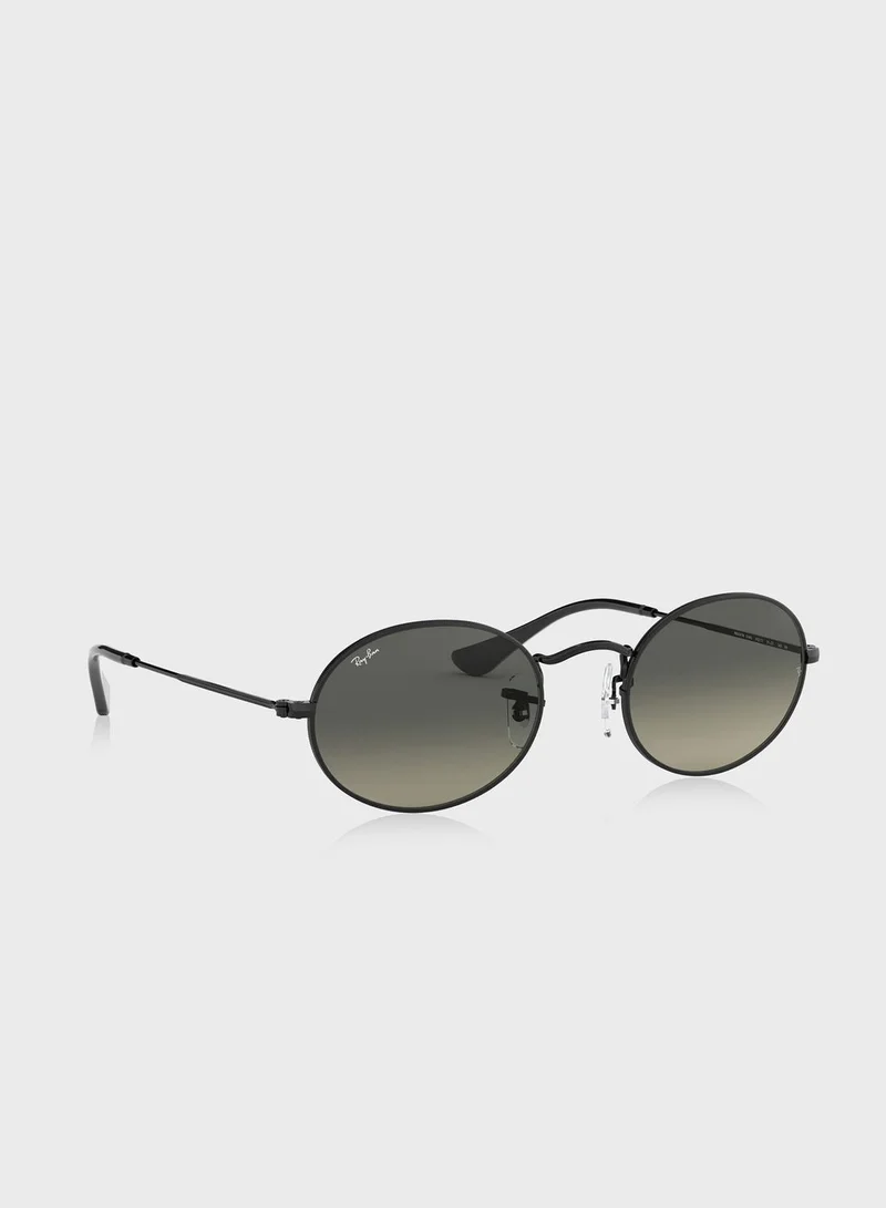 Ray-Ban 0RB3547N Oval Sunglasses