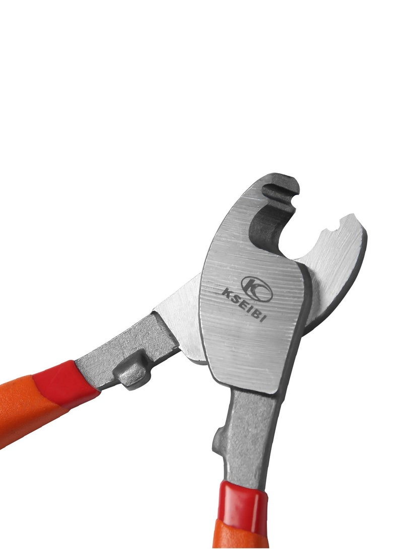 KSEIBI Cable Cutter/PVC, 6" 160MM, Wire Cutter with Non-Slip Handle, High Quality Tool Steel and Heavy Duty for Electrical Work, Automotive Repair, Industrial Applications, Emergency and Rescue Operations.  - Image 5