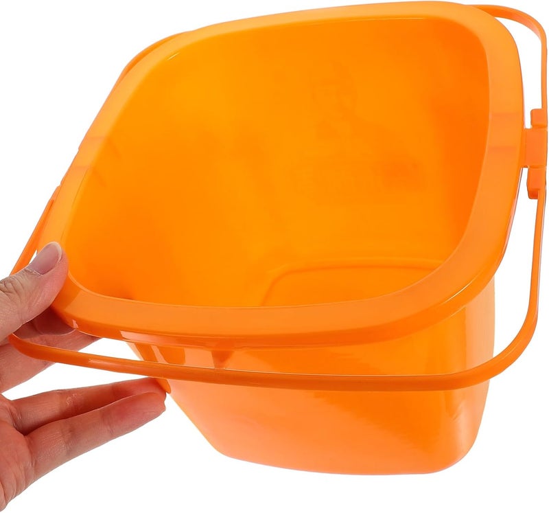 POPETPOP Small Plastic Paint Bucket with Handle and Lid, Multi-Use Mixing and Paint Storage Holder, Sturdy Handheld Art Bucket for Painting Supplies and DIY Projects - Image 5