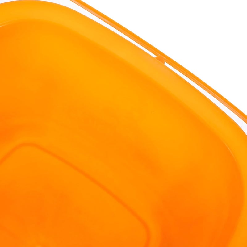 POPETPOP Small Plastic Paint Bucket with Handle and Lid, Multi-Use Mixing and Paint Storage Holder, Sturdy Handheld Art Bucket for Painting Supplies and DIY Projects - Image 4