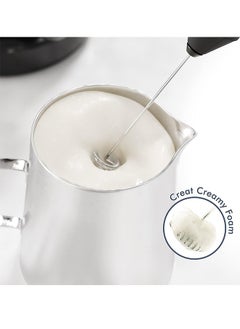 KASTWAVE Electric Milk Frother Handheld, Battery Operated Whisk Beater Foam Maker, Professional Kitchen and Barista Tool, Perfect for Lattes or Cappuccinos, Milk Shakes and Macchiatos, Let You Enjoy Foam Drinks  - Image 5