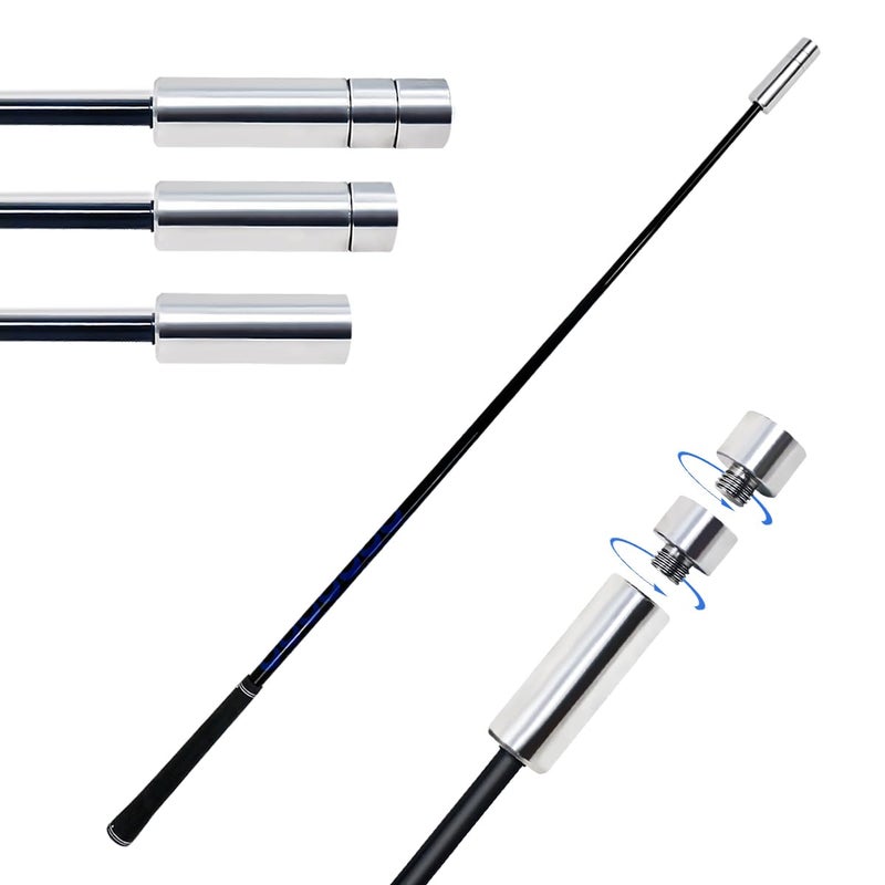 KONDAY Golf Swing Trainer, Golf Swing Training Aid Warm up Stick for Improving Rhythm, Flexibility, Balance, Tempo, Speed, and Strength with 4 Adjustable Weights - Image 1