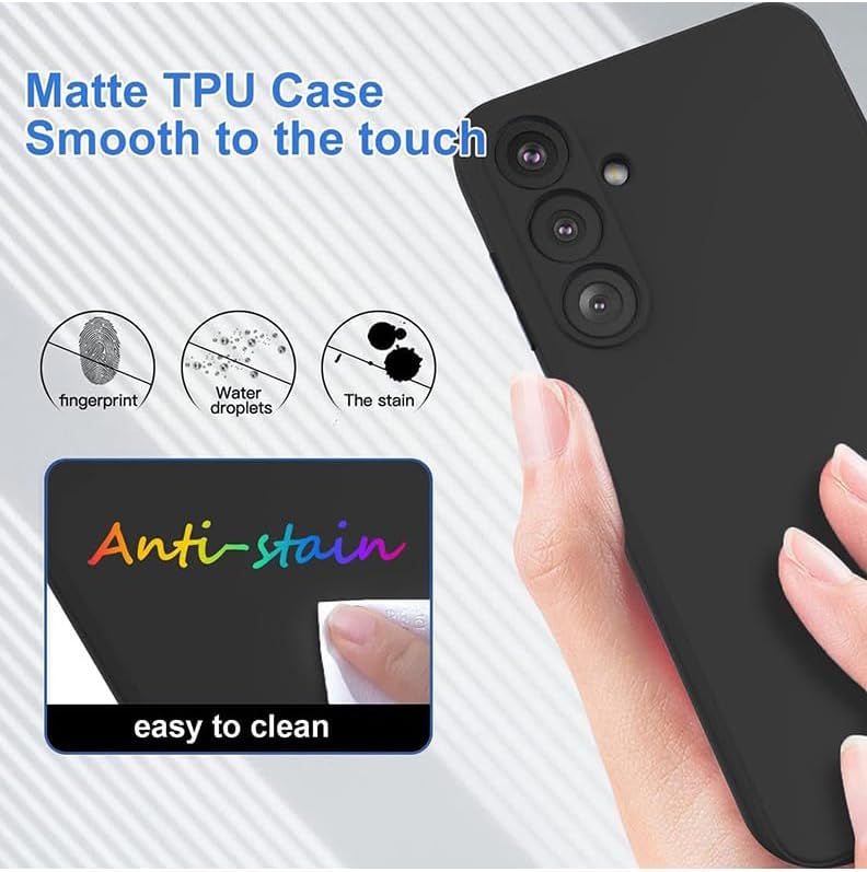 Theodor Protective Slim Fit Case Liquid Silicone Cover With Full Body Protection Anti-Scratch Shockproof Case For Samsung Galaxy S24 Plus Black Lovers Multicolour Mcplssgs24Pblka419 - Image 2