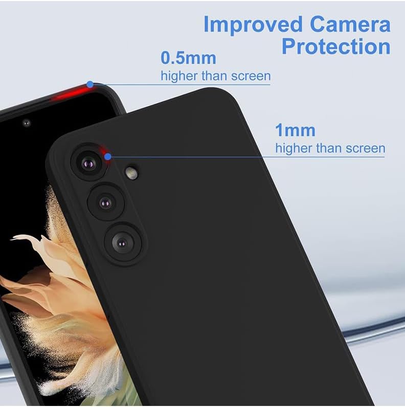 Theodor Protective Slim Fit Case Liquid Silicone Cover With Full Body Protection Anti-Scratch Shockproof Case For Samsung Galaxy S24 Plus Black Lovers Multicolour Mcplssgs24Pblka419 - Image 1