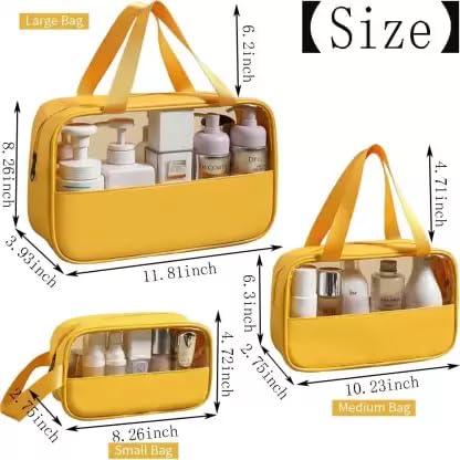 KEETLY Flywind Women Makeup Bag Women Cosmetic Bag Waterproof Multifunction Toiletry Bag Coffee Makeup Standard PVC and PU Leather Material Waterproof Durable Compact Lightweight Suitable for Daily use 2 - Image 2