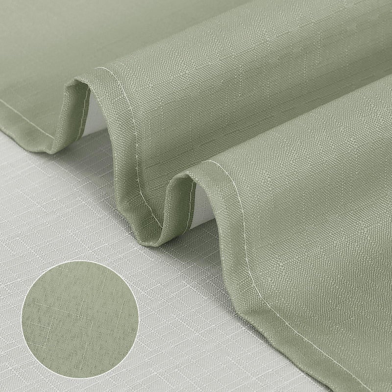SPWIY Sage Green Shower Curtainï¼ŒPolyester Ombre Shower Curtains for Bathroomï¼ŒGreen and White Gradient Fabric Bath Decor Set, Washableï¼Œ72 x 72 - Image 5