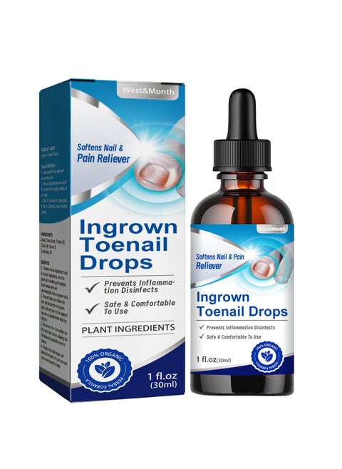 Toenail ingrown relief solution treats ingrown toenails and relieves toenail pain