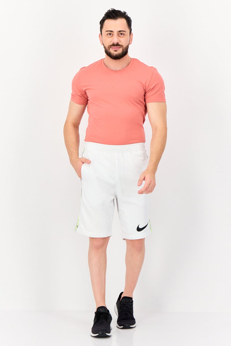 Nike Men Standard Fit Training Shorts, White  - Image 2