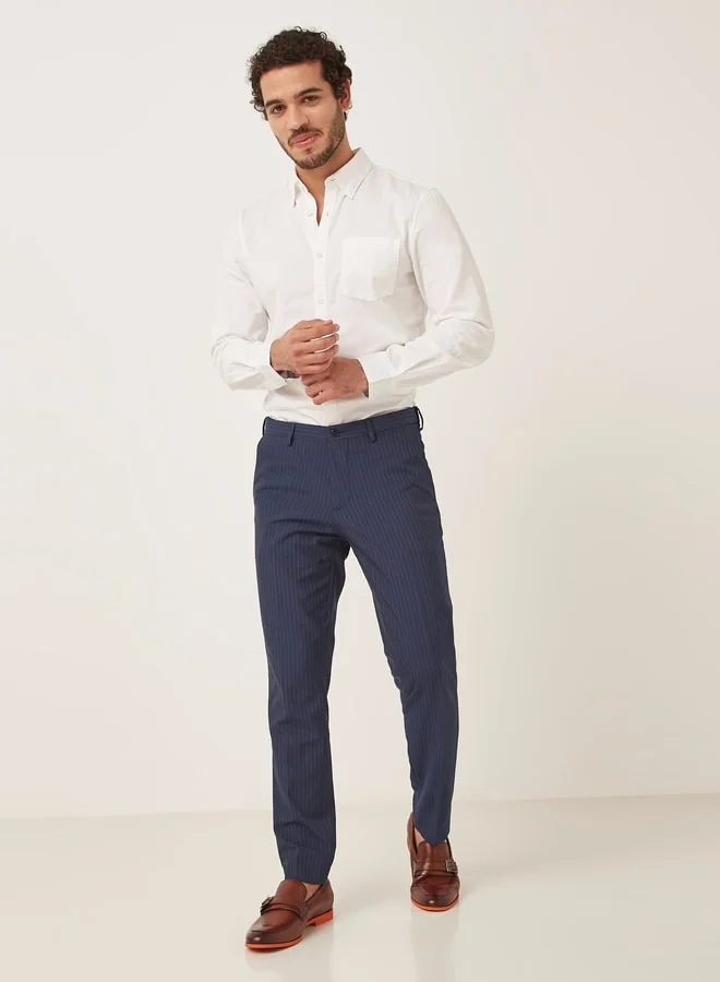 DUCHINI Men Slip-On Loafers With Buckle Detail
