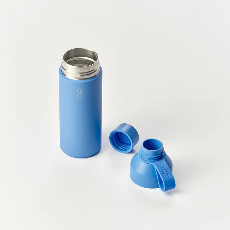 Ocean Bottle - Recycled Stainless Steel Bottle - Eco-Friendly & Reusable (Original 500ml, Lagoon Blue) - Image 2
