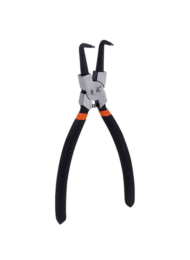 Generic 4 Pack Snap Ring Pliers Set Heavy Duty, 7 inch C-Clip Plier Set, Internal/External Circlip Retaining Ring Pliers Kit, Straight/Bent Jaw for Ring Remover Retaining with Storage Bag  - Image 5
